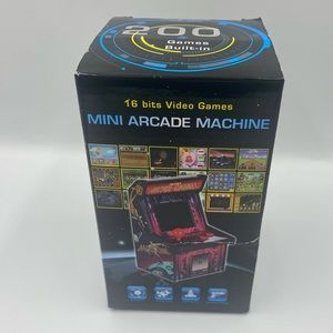 Mini Arcade Machine w/ 200 Games Built in. Never opened, new in box. Untested.